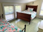 Large 2nd floor bedroom with double bed, twin daybed & twin trundle